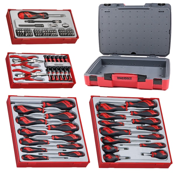 116 Piece Flat, PH, PZ, TX & Mini Screwdriver & Bit Kit